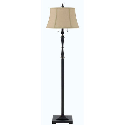Bronze 2-Light Floor Lamp w/ Shade
