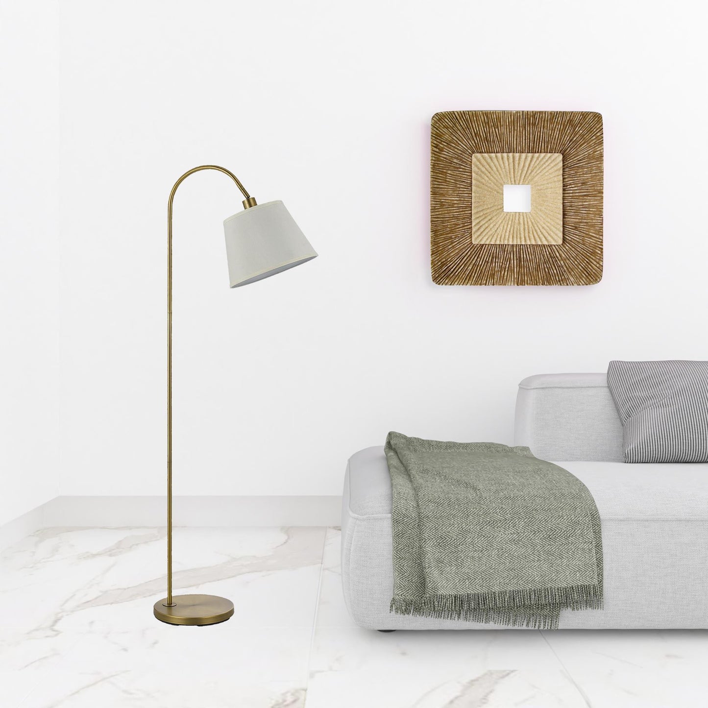 Bronze Floor Lamp w/ Shade