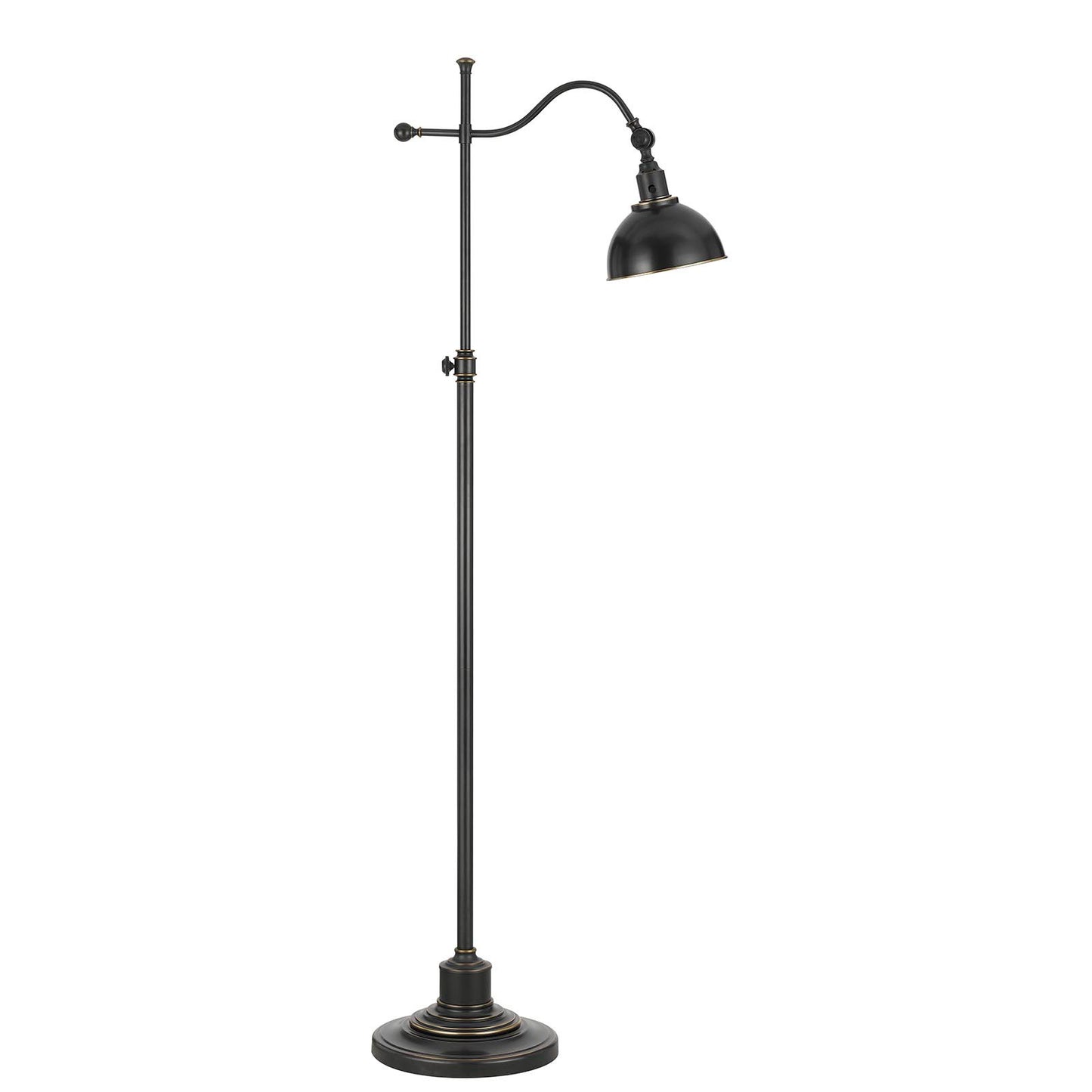 Bronze Adjustable Floor Lamp w/ Shade