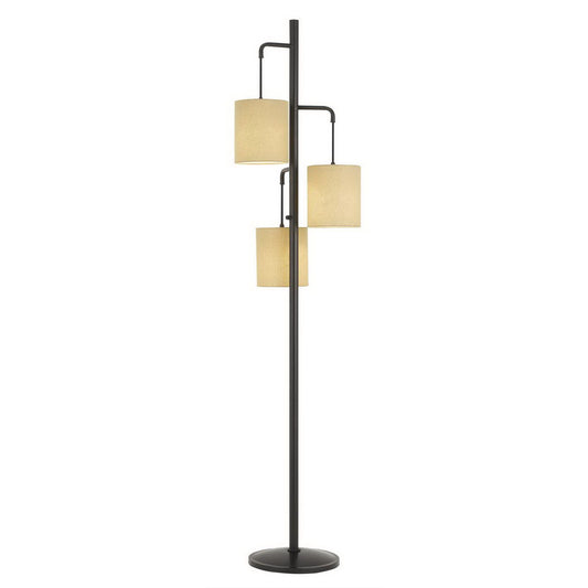 Bronze 3-Light Floor Lamp w/ Shade