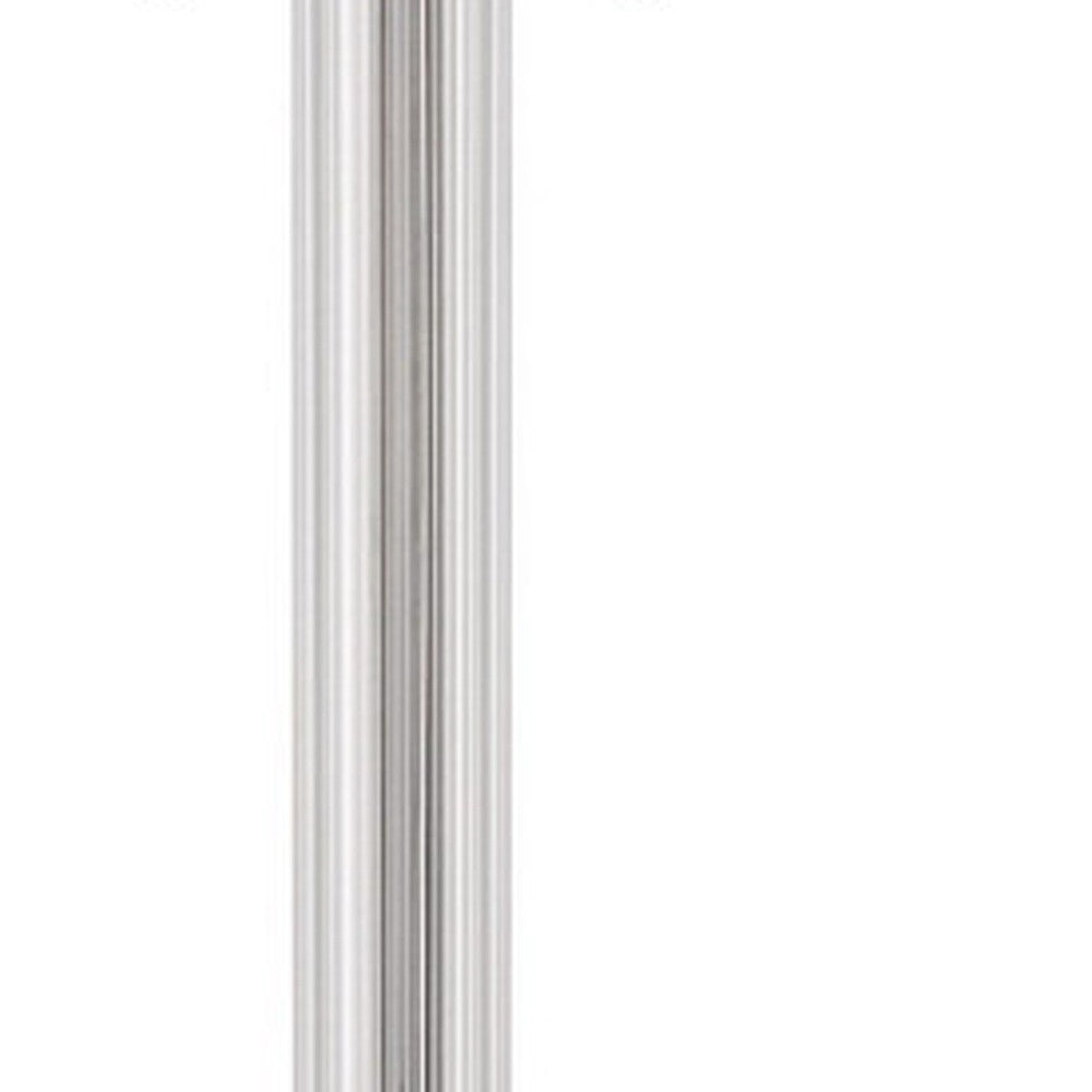 Chrome 2-Light Floor Lamp w/ Shade