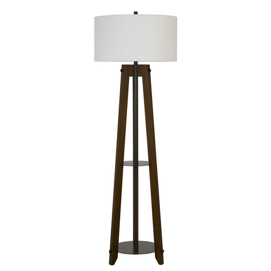 Brown Tripod Floor Lamp w/ Shade