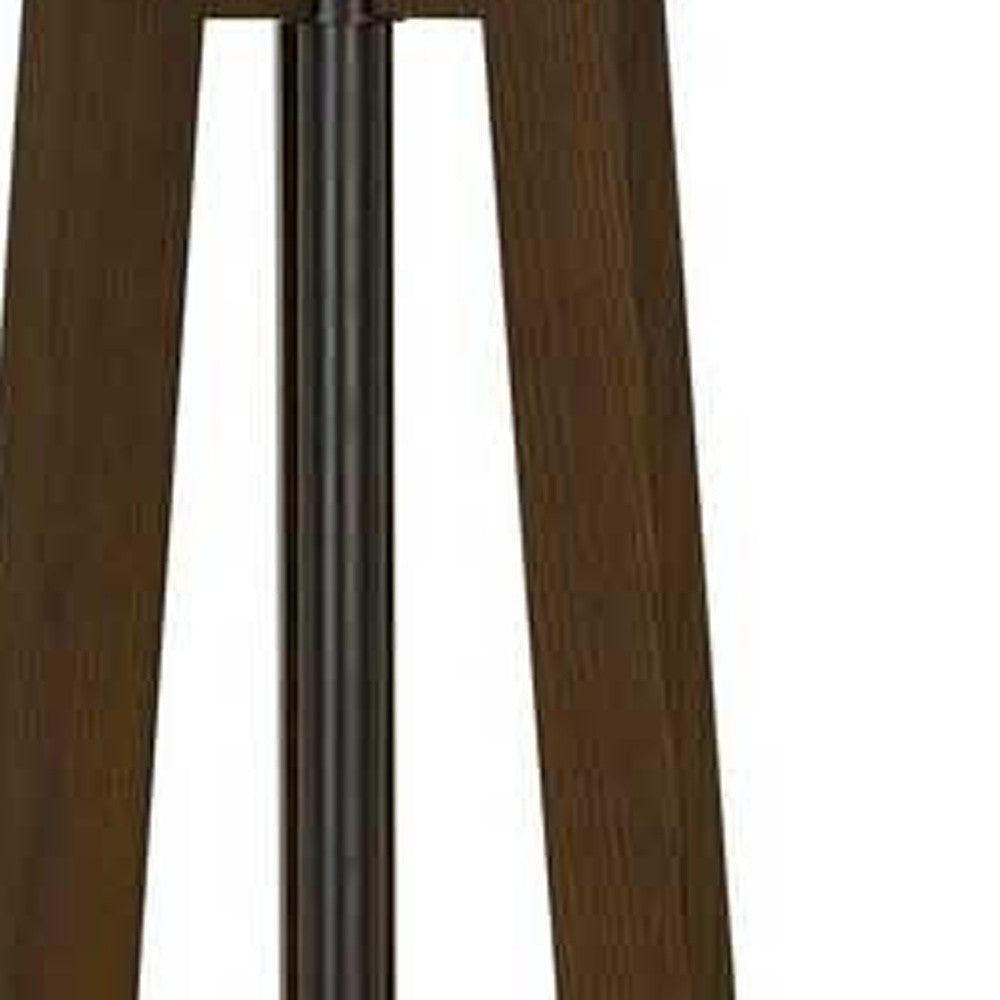 Brown Tripod Floor Lamp w/ Shade