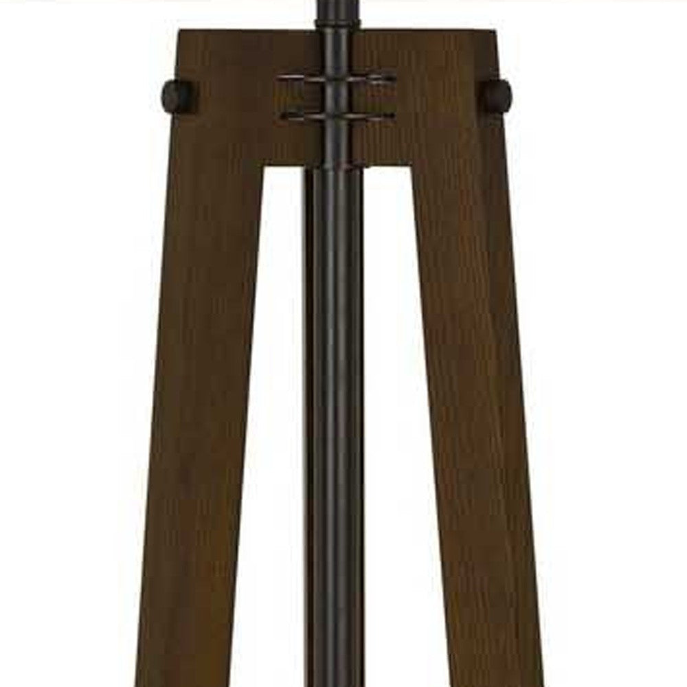 Brown Tripod Floor Lamp w/ Shade