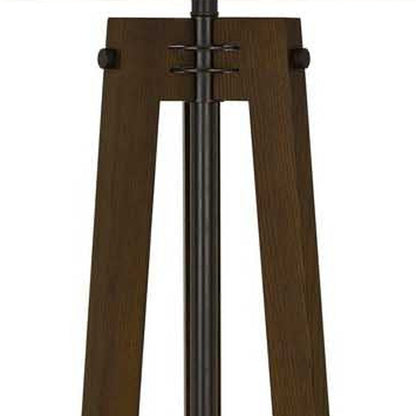 Brown Tripod Floor Lamp w/ Shade