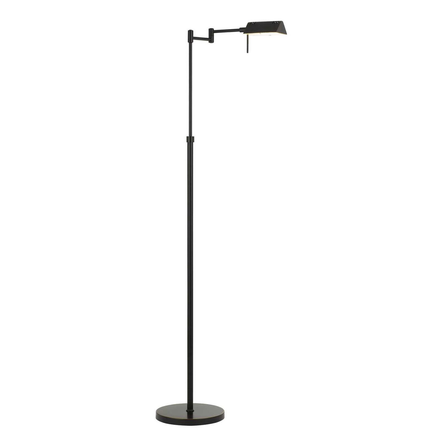 Bronze Adjustable Swing Arm Floor Lamp