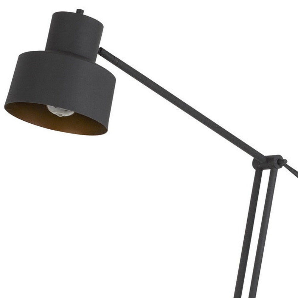 Black Adjustable Floor Lamp w/ Shade