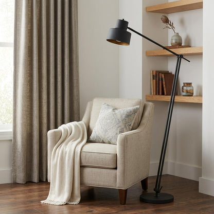Black Adjustable Floor Lamp w/ Shade