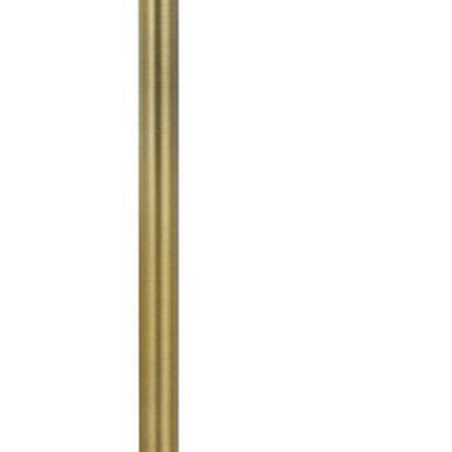 Brass Tray Table Floor Lamp w/ Shade