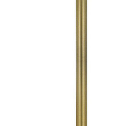 Nickel Tray Table Floor Lamp w/ Shade