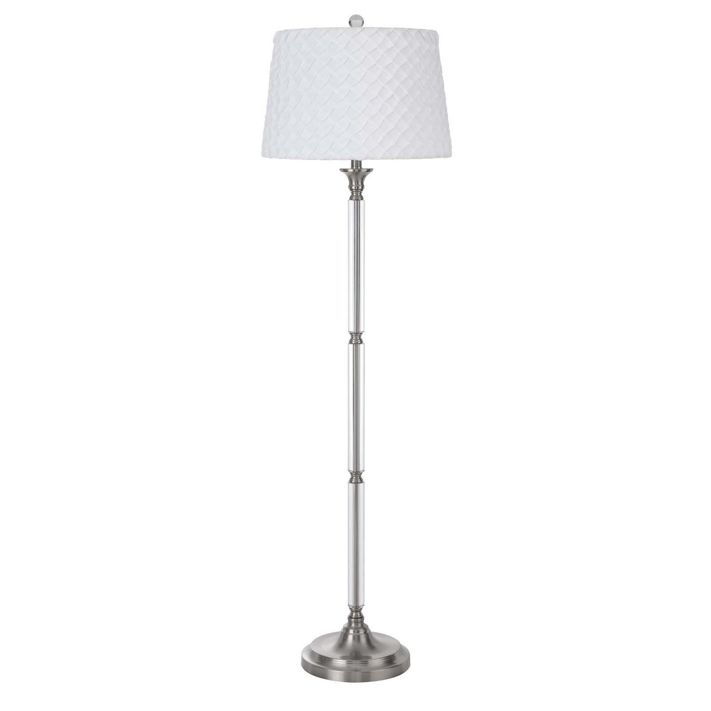 Nickel Floor Lamp w/ Shade