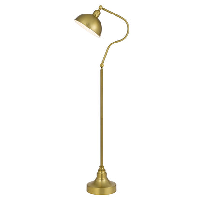 Brass Floor Lamp w/ Shade