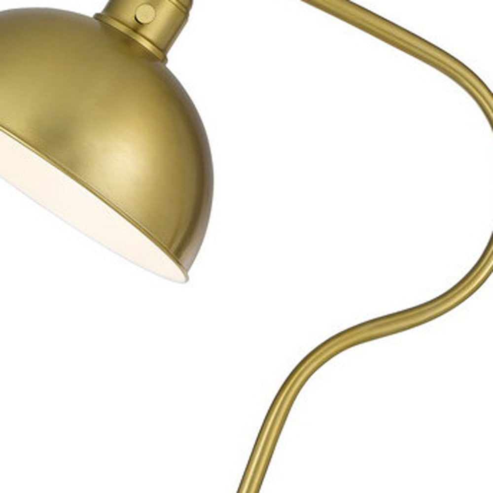 Brass Floor Lamp w/ Shade
