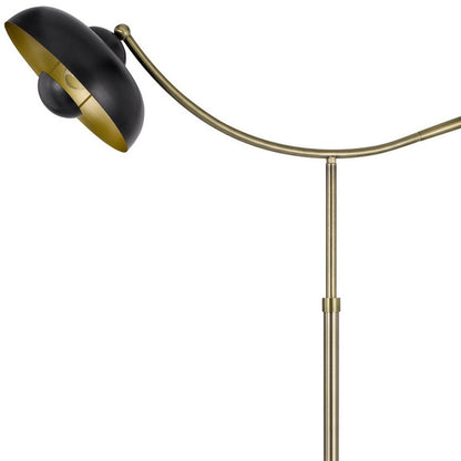 Bronze Adjustable Arc Floor Lamp w/ Shade