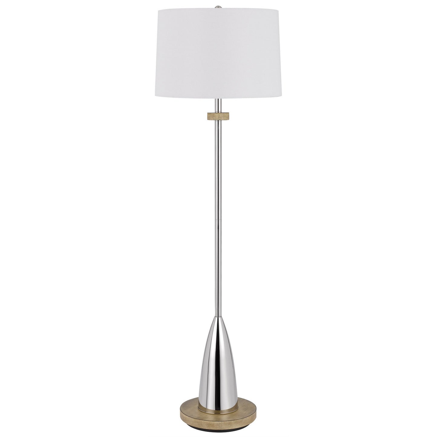 Chrome Floor Lamp w/ Shade