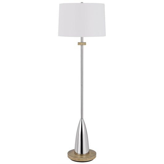 Chrome Floor Lamp w/ Shade