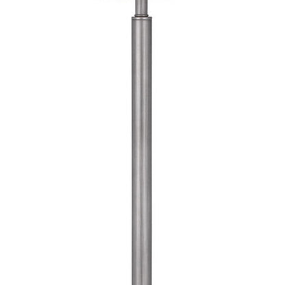 Pewter Tray Table Floor Lamp w/ Shade