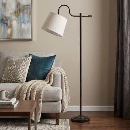 Bronze Adjustable Floor Lamp w/ Shade