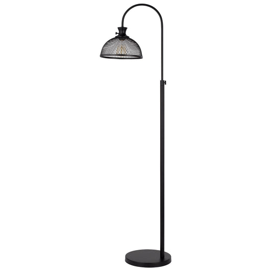 Black Adjustable Floor Lamp w/ Shade