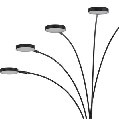 Bronze 5-Light Arc Floor Lamp