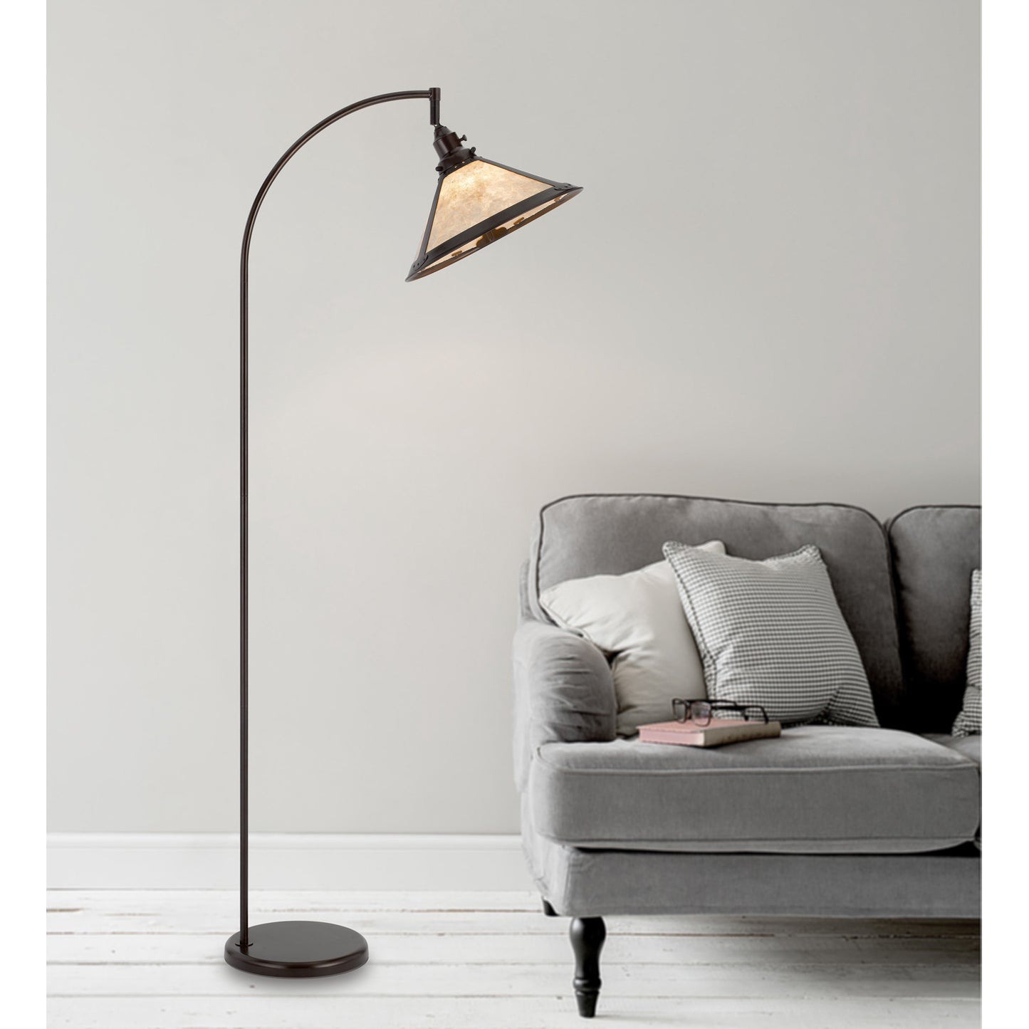 Bronze Floor Lamp w/ Shade