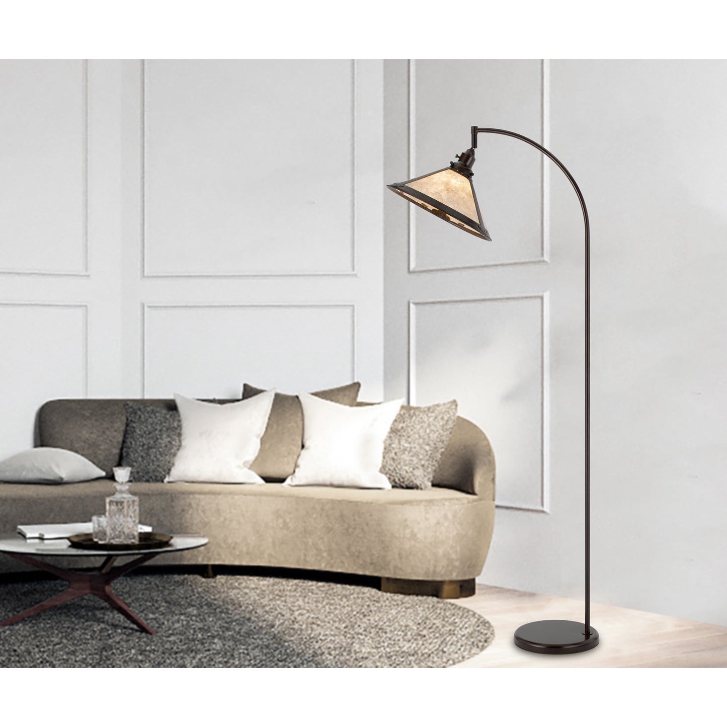 Bronze Floor Lamp w/ Shade