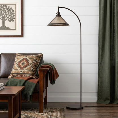 Bronze Floor Lamp w/ Shade