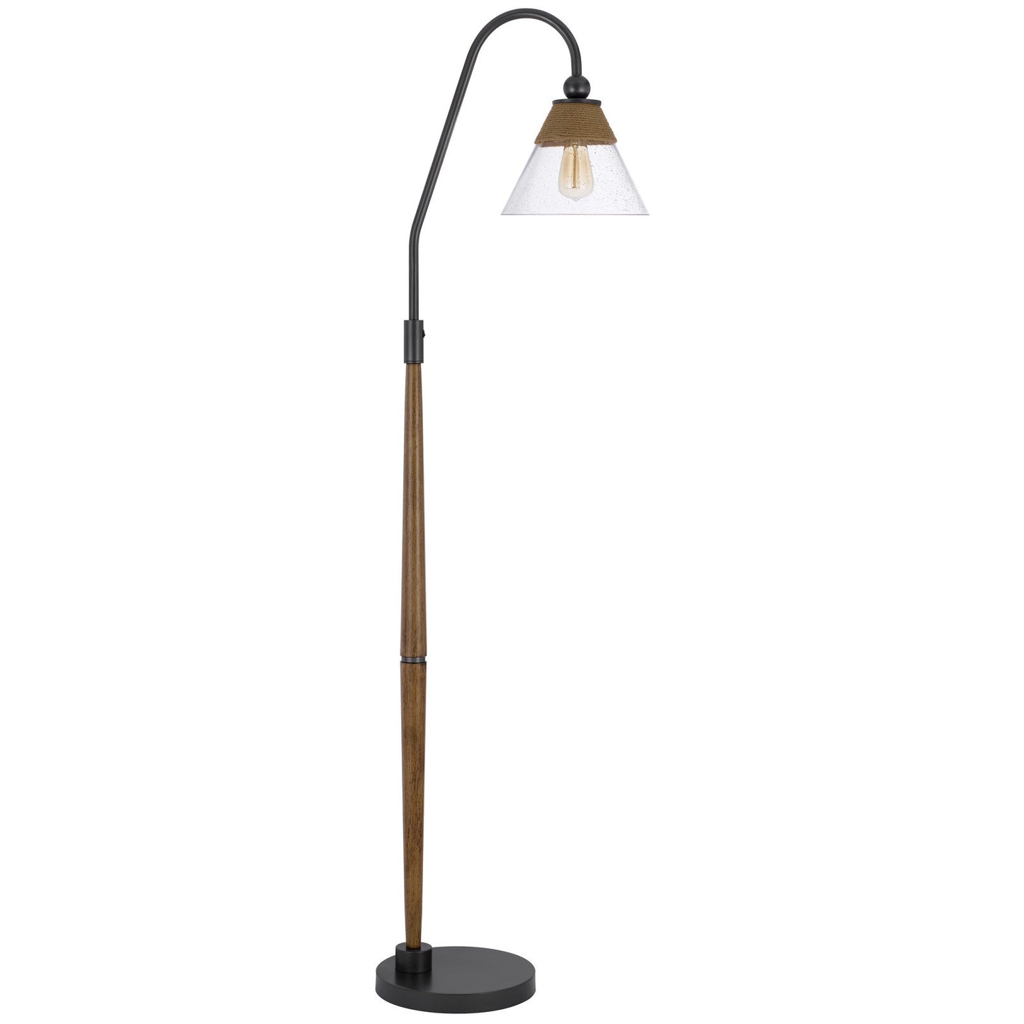 Brown Floor Lamp w/ Shade