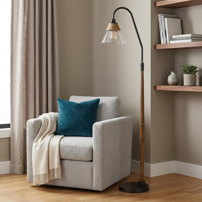 Brown Floor Lamp w/ Shade