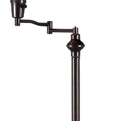 Bronze Swing Arm Floor Lamp w/ Shade