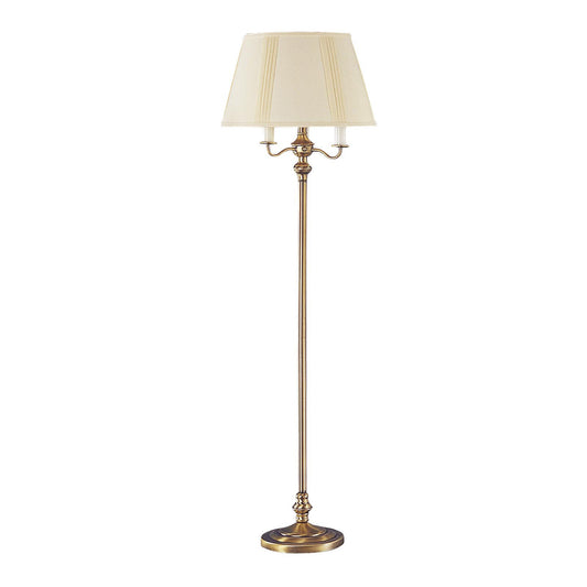 Bronze 4-Light Floor Lamp w/ Shade