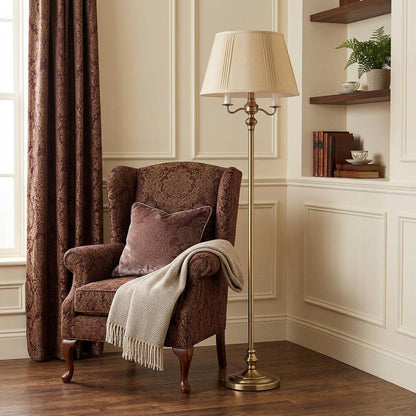 Bronze 4-Light Floor Lamp w/ Shade