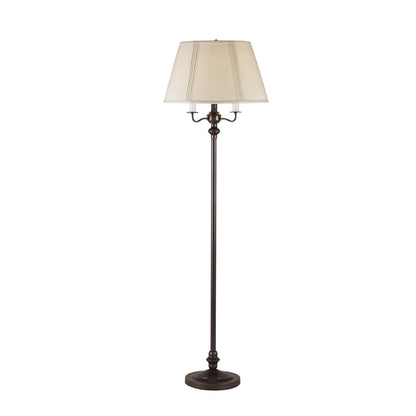 Bronze 4-Light Floor Lamp w/ Shade