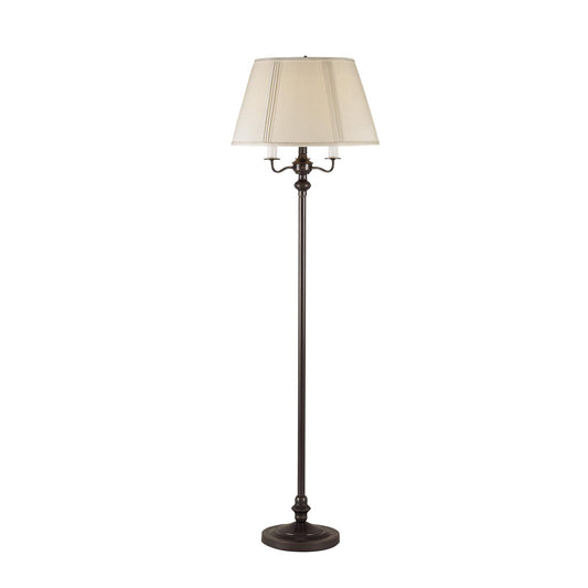 Bronze 4-Light Floor Lamp w/ Shade