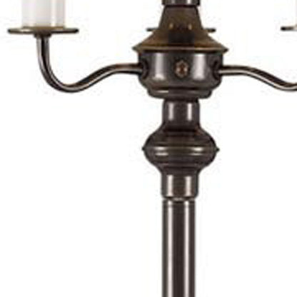 Bronze 4-Light Floor Lamp w/ Shade