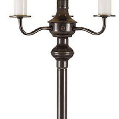 Bronze 4-Light Floor Lamp w/ Shade