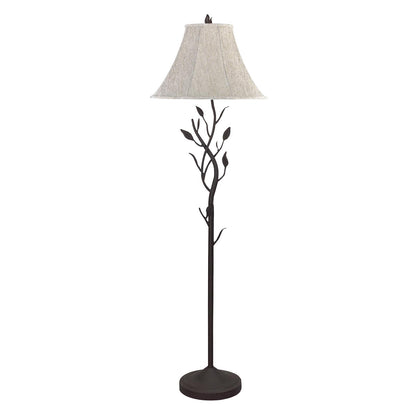 Grey Floor Lamp w/ Shade