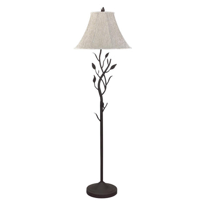 Grey Floor Lamp w/ Shade