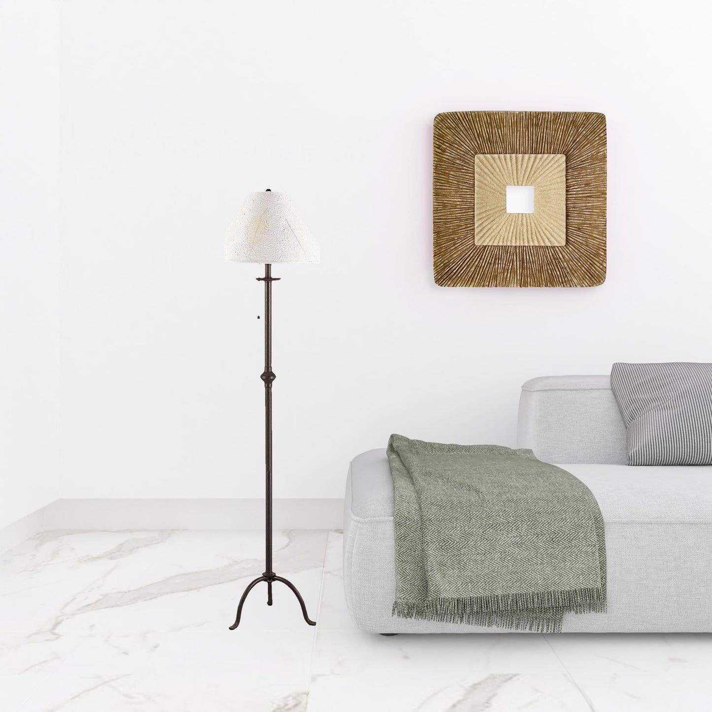 Black Floor Lamp w/ Shade