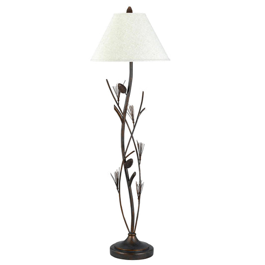 Rusted Floor Lamp w/ Shade