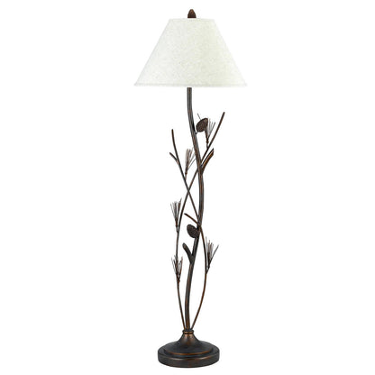 Rusted Floor Lamp w/ Shade