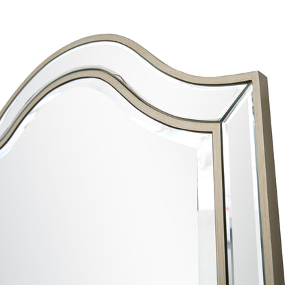 Champagne Novelty Accent Wood Mirror