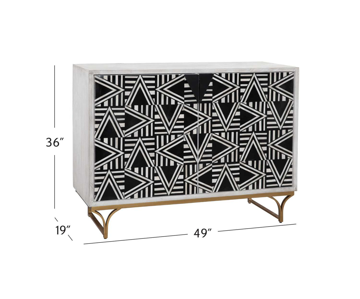Martina Bar Cabinet - Dimensional