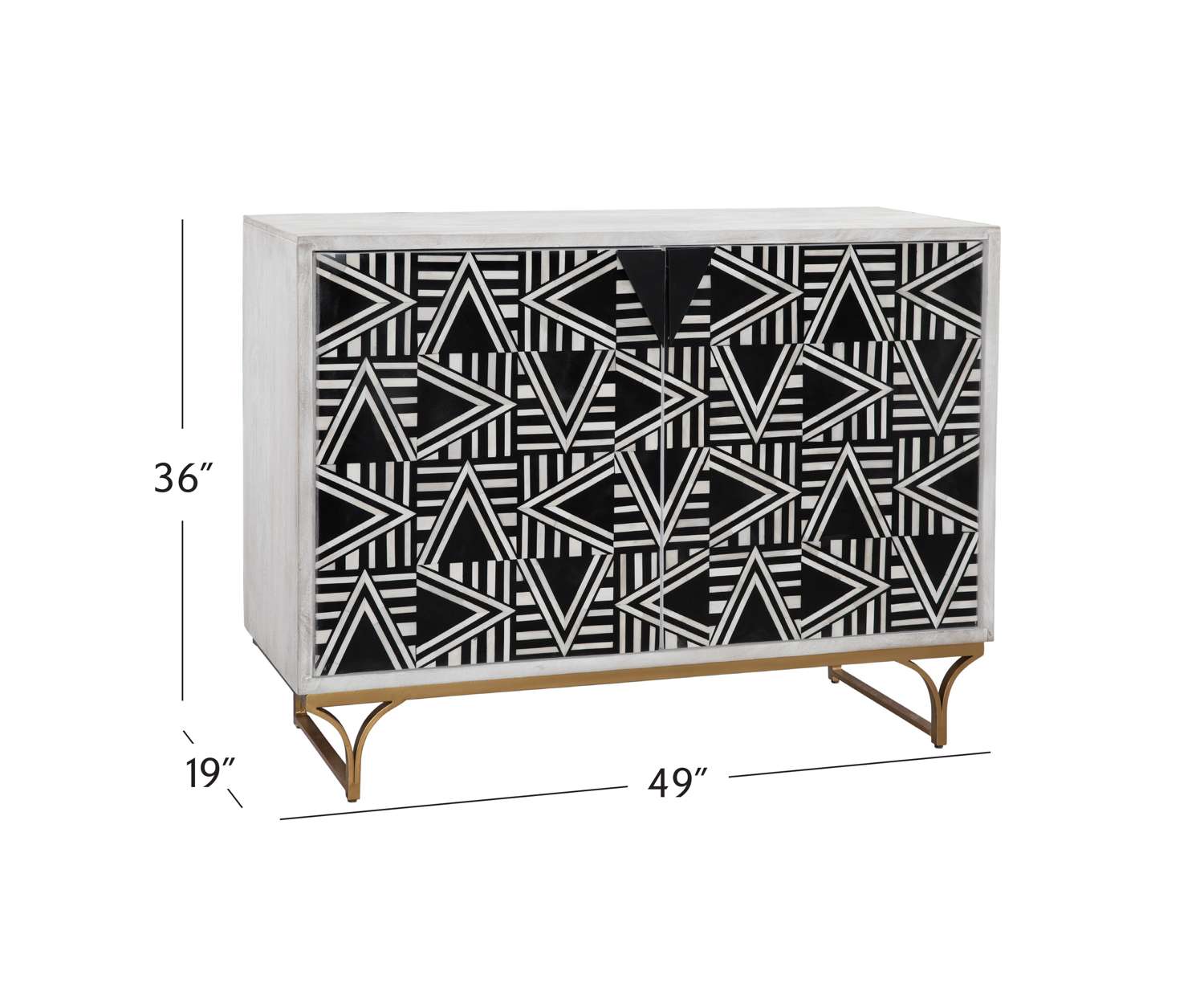 Martina Bar Cabinet - Dimensional