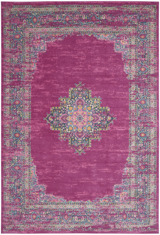 12 x 15 Blue Moroccan Power Loom Distressed Rug