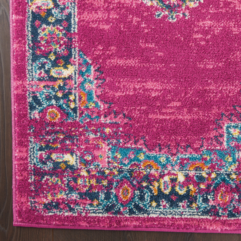 12 x 15 Blue Moroccan Power Loom Distressed Rug