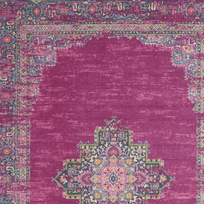 12 x 15 Blue Moroccan Power Loom Distressed Rug