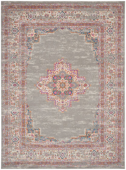 12 x 15 Blue Moroccan Power Loom Distressed Rug