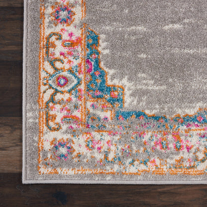 12 x 15 Blue Moroccan Power Loom Distressed Rug