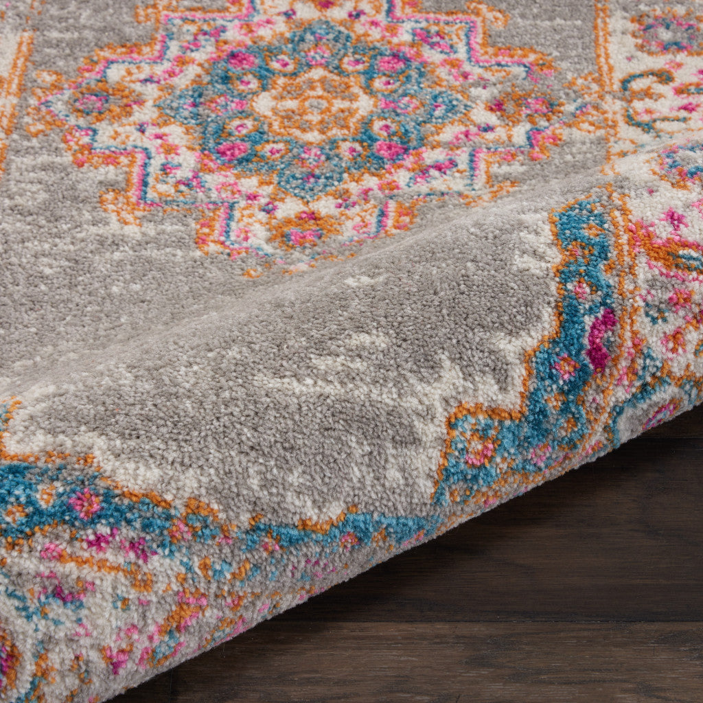 12 x 15 Blue Moroccan Power Loom Distressed Rug
